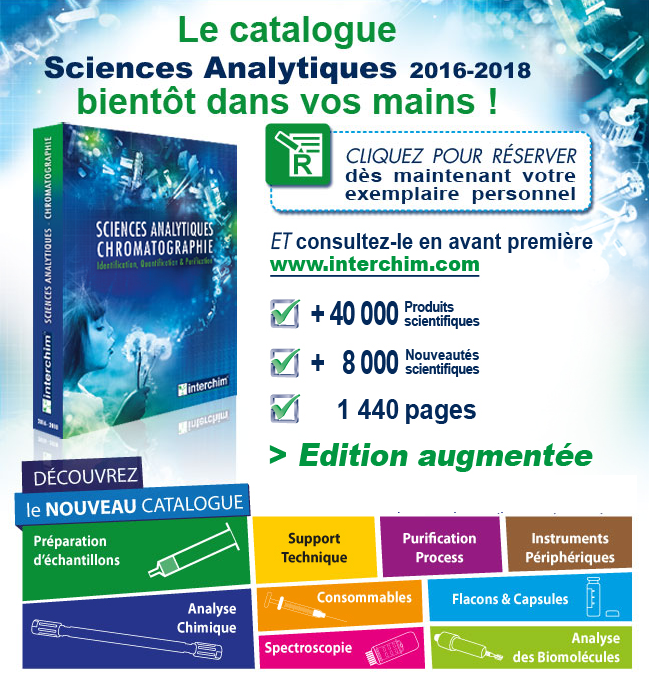 catalogue interchim sciences analytiques chromatographie