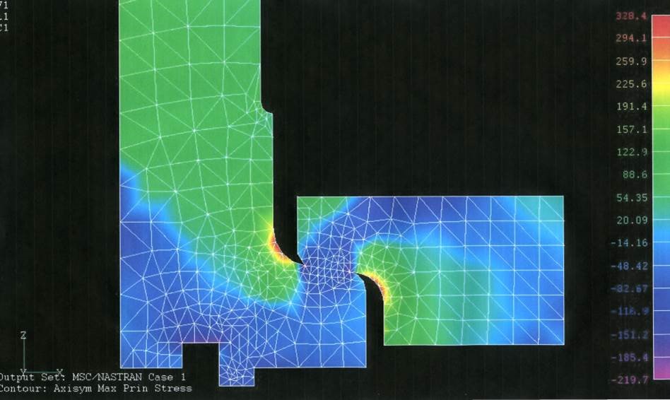 Mesure du stress sur le corps du réacteur PressureSyn