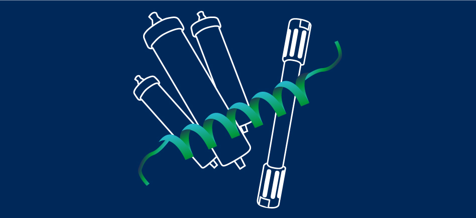 Colonnes puriFlash monolith