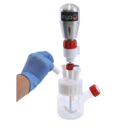 Threaded PTFE Lid - animated