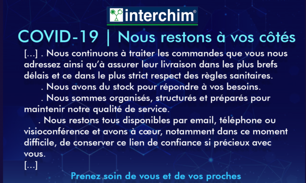 COVID-19 | Nous restons à vos cotés